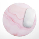 Marble Surface V1 Pink// WaterProof Rubber Foam Backed Anti-Slip Mouse Pad for Home Work Office or Gaming Computer Desk