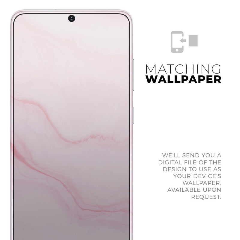 Marble Surface V1 Pink - Full Body Skin Decal Wrap Kit for Samsung Galaxy Phones