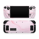 Marble Surface V1 Pink // Vinyl Skin Wrap for Steam Deck OLED & Steam Deck (LCD) — Soft Matte or Ultra Gloss