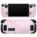 Marble Surface V1 Pink // Vinyl Skin Wrap for Steam Deck OLED & Steam Deck (LCD) — Soft Matte or Ultra Gloss