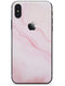 Marble Surface V1 Pink - iPhone X Skin-Kit