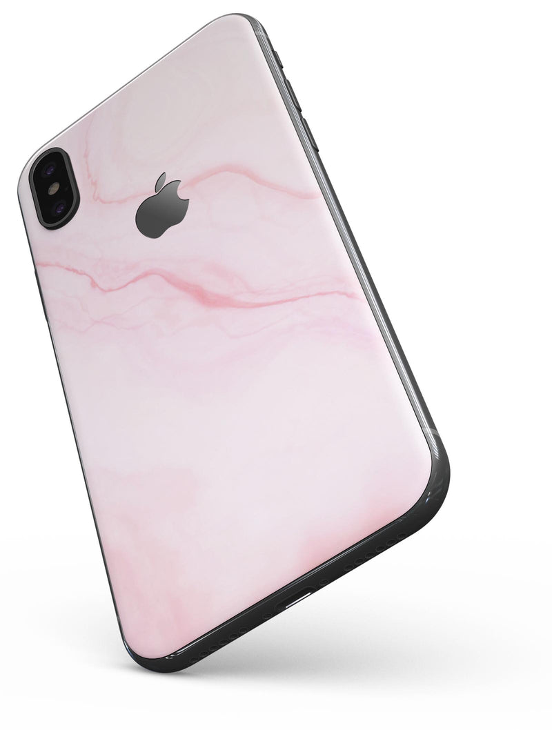 Marble Surface V1 Pink - iPhone X Skin-Kit