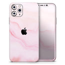 Marble Surface V1 Pink - Protective Skin Wrap & Decal – Compatible with iPhone SE to iPhone 17 Pro Max (All Models)