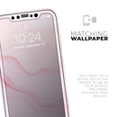 Marble Surface V1 Pink - Protective Skin Wrap & Decal – Compatible with iPhone SE to iPhone 17 Pro Max (All Models)