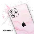 Marble Surface V1 Pink - Protective Skin Wrap & Decal – Compatible with iPhone SE to iPhone 17 Pro Max (All Models)