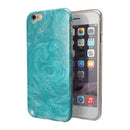 Marble Surface V1 Teal iPhone 6/6s or 6/6s Plus 2-Piece Hybrid INK-Fuzed Case