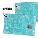 Marble Surface V1 Teal - Premium Protective Decal Skin-Kit for the Apple Credit Card