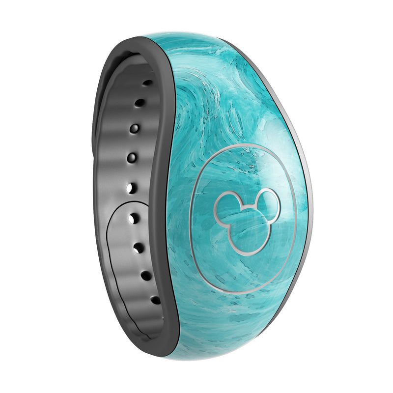 Marble Surface V1 Teal - Decal Skin Wrap Kit for the Disney Magic Band