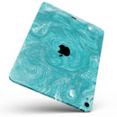 Marble Surface V1 Teal - Full Body Skin Decal for the Apple iPad Pro 12.9", 11", 10.5", 9.7", Air or Mini (All Models Available)