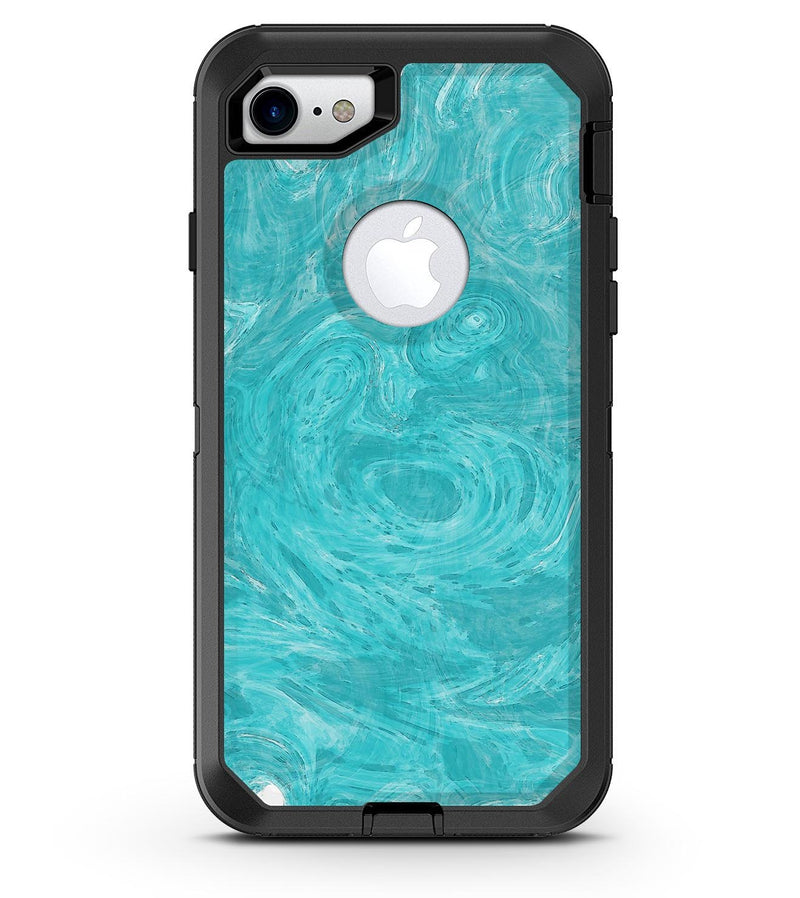 Marble Surface V1 Teal - iPhone 7 or 8 OtterBox Case & Skin Kits