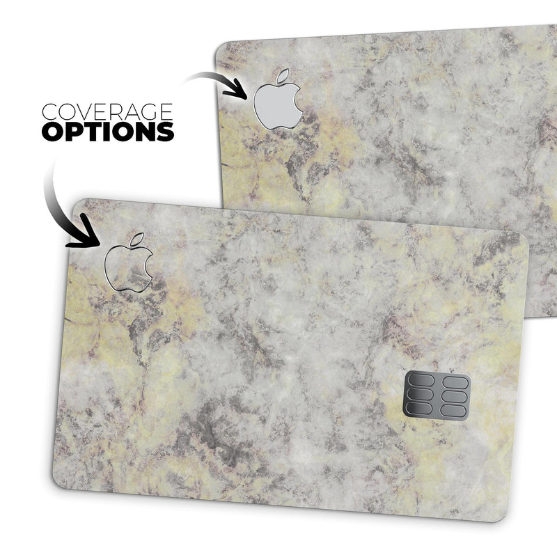 Marble Surface V2 - Premium Protective Decal Skin-Kit for the Apple Credit Card