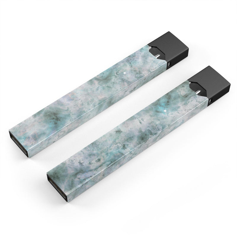 Marble Surface V2 Teal - Premium Decal Protective Skin-Wrap Sticker compatible with the Juul Labs vaping device