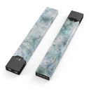 Marble Surface V2 Teal - Premium Decal Protective Skin-Wrap Sticker compatible with the Juul Labs vaping device