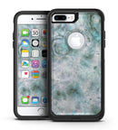 Marble Surface V2 Teal - iPhone 7 or 7 Plus Commuter Case Skin Kit