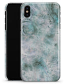Marble Surface V2 Teal - iPhone X Clipit Case