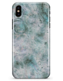 Marble Surface V2 Teal - iPhone X Clipit Case