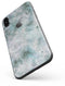 Marble Surface V2 Teal - iPhone X Skin-Kit