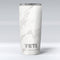 Marble Surface V3 - Skin Decal Vinyl Wrap Kit compatible with the Yeti Rambler Cooler Tumbler Cups
