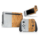 Marble & Wood Mix V1 // Skin Decal Wrap Kit for Nintendo Switch Console & Dock, Joy-Cons, Pro Controller, Lite, 3DS XL, 2DS XL, DSi, or Wii - Vinyl Skin Wrap for Nintendo Switch 2, OLED, Lite, Pro Controller, Wii & Classic Handhelds