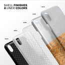 Marble & Wood Mix V1 - iPhone X Swappable Hybrid Case