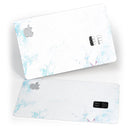 Marbleized Blue Border v2 - Premium Protective Decal Skin-Kit for the Apple Credit Card