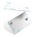 Marbleized Blue Border v2 - Premium Protective Decal Skin-Kit for the Apple Credit Card