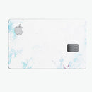 Marbleized Blue Border v2 - Premium Protective Decal Skin-Kit for the Apple Credit Card