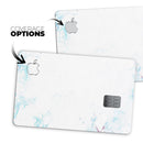Marbleized Blue Border v2 - Premium Protective Decal Skin-Kit for the Apple Credit Card
