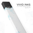 Marbleized Blue Border v2 - Premium Decal Protective Skin-Wrap Sticker compatible with the Juul Labs vaping device