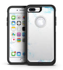Marbleized Blue Border v2 - iPhone 7 or 7 Plus Commuter Case Skin Kit