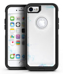Marbleized Blue Border v2 - iPhone 7 or 7 Plus Commuter Case Skin Kit