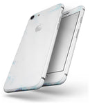 Marbleized Blue Border v2 - Skin-kit for the iPhone 8 or 8 Plus