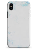 Marbleized Blue Border v2 - iPhone X Clipit Case