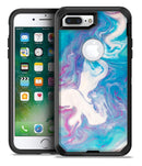 Marbleized Blue Paradise V45 - iPhone 7 Plus/8 Plus OtterBox Case & Skin Kits