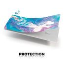 Marbleized Blue Paradise V45 - Premium Protective Decal Skin-Kit for the Apple Credit Card