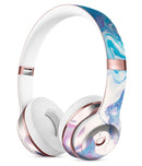 Marbleized Blue Paradise V45 Full-Body Skin Kit for the Beats by Dre Solo 3 Wireless Headphones