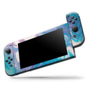 Marbleized Blue Paradise V45 // Skin Decal Wrap Kit for Nintendo Switch Console & Dock, Joy-Cons, Pro Controller, Lite, 3DS XL, 2DS XL, DSi, or Wii - Vinyl Skin Wrap for Nintendo Switch 2, OLED, Lite, Pro Controller, Wii & Classic Handhelds