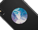 Marbleized Blue Paradise V45 - Skin Kit for PopSockets and other Smartphone Extendable Grips & Stands