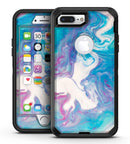 Marbleized Blue Paradise V45 - iPhone 7 Plus/8 Plus OtterBox Case & Skin Kits