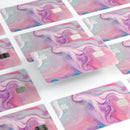 Marbleized Color Paradise V2 - Premium Protective Decal Skin-Kit for the Apple Credit Card