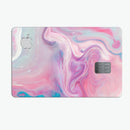 Marbleized Color Paradise V2 - Premium Protective Decal Skin-Kit for the Apple Credit Card