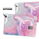 Marbleized Color Paradise V2 - Premium Protective Decal Skin-Kit for the Apple Credit Card