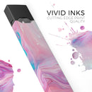 Marbleized Color Paradise V2 - Premium Decal Protective Skin-Wrap Sticker compatible with the Juul Labs vaping device