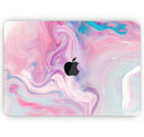 Marbleized Color Paradise V2 - Skin Decal Wrap Kit Compatible with the Apple MacBook Pro, Pro with Touch Bar or Air (11", 12", 13", 15" & 16" - All Versions Available)