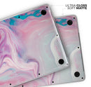 Marbleized Color Paradise V2 - Skin Decal Wrap Kit Compatible with the Apple MacBook Pro, Pro with Touch Bar or Air (11", 12", 13", 15" & 16" - All Versions Available)
