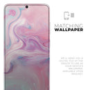 Marbleized Color Paradise V2 - Premium Vinyl Skin Decal for Samsung Galaxy S25 Ultra, S24, S23, S22 & All Galaxy S Models