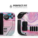 Marbleized Color Paradise V2 // Vinyl Skin Wrap for Steam Deck OLED & Steam Deck (LCD) — Soft Matte or Ultra Gloss