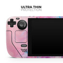 Marbleized Color Paradise V2 // Vinyl Skin Wrap for Steam Deck OLED & Steam Deck (LCD) — Soft Matte or Ultra Gloss