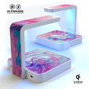 Marbleized Color Paradise V2 UV Germicidal Sanitizing Sterilizing Wireless Smart Phone Screen Cleaner + Charging Station