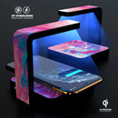 Marbleized Color Paradise V2 UV Germicidal Sanitizing Sterilizing Wireless Smart Phone Screen Cleaner + Charging Station